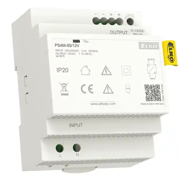 Sezónní Sleva PS- 85-12 PS4M-85/12V stab.nap.zdroj 12VDC/85W/7A