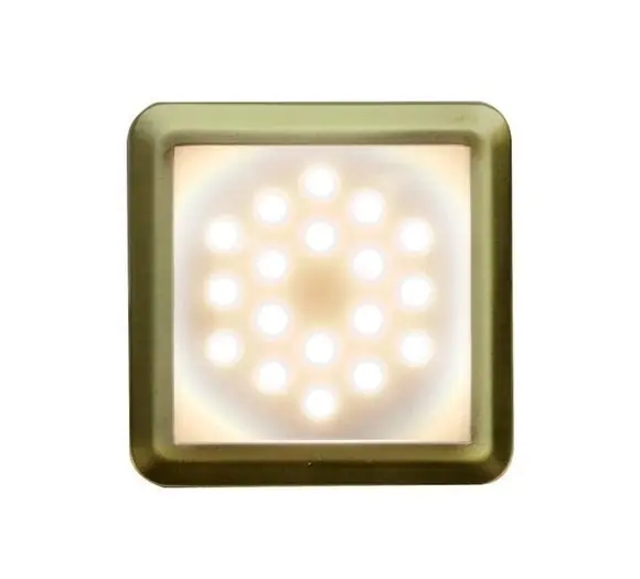 Nová Kolekce DEKORA dekorativní LED svítidlo 12V, 18 LED, teplá bílá, zlatá