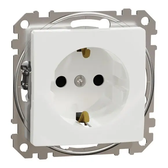 Sedna D/E - Zásuvka 230V 16A Schuko, Bílá Jen Po Omezenou Doba