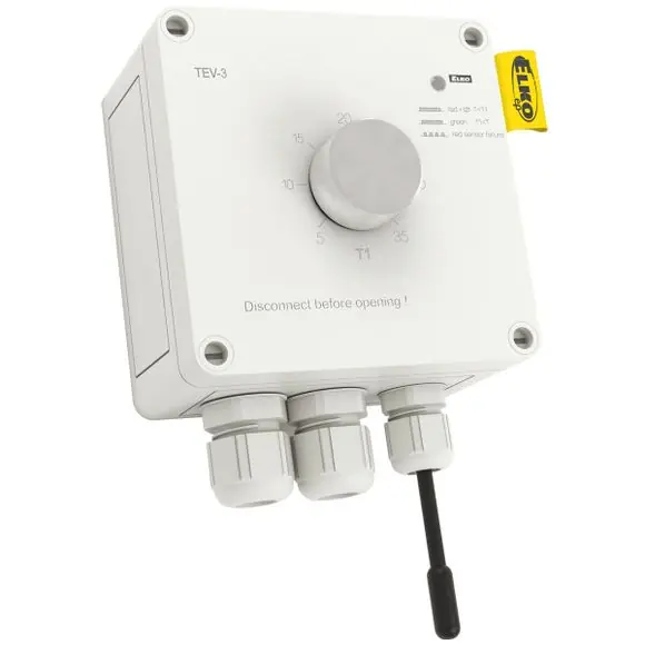 Speciální Cena TEV-3/230V termostat +5..35°C IP65