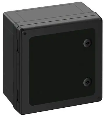 GEOS-S 3030-18-o/sw BLACK,plná dvířka, IP67/68/69 š.300*v300*h180 Nová Kolekce