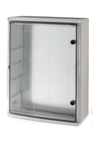 MAGNA plast.skříň IP65 v700 x š500 x h245mm s mp / transp.dveře Nová Kolekce