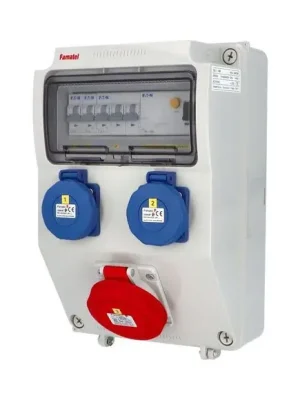 ZSF jišť.zás.skříň 2x230+1x16A/5 vč. chran. IP65 Expresní Doručení