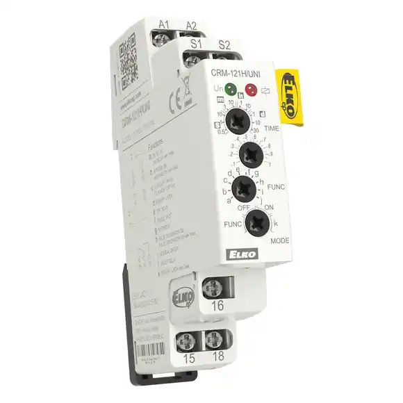CRM-121H/UNI multif.čas.relé 11x čas.fce, s galv.odď.ovl., 1MOD/DIN 1xNO/NC, 12-240VAC/DC Cenový Hit