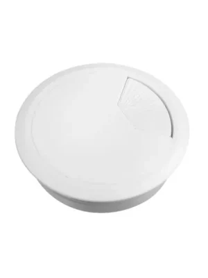 2x Kabelová průchodka 80mm, Bílá Vysoce Kvalitní