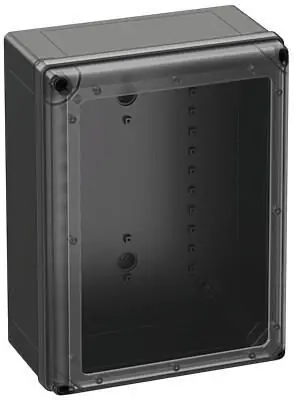 GEOS-L 3040-18-to/sw BLACK,průhl.víko, IP67/68/69 š300*v400*h180 Novinka