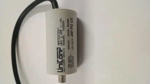 Nejprodávanější kond.rozb.MBP 2,0µF/400V kabel/M8