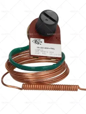Omezená Nabídka Bezpečnostní termostat T.MAX. 110 ° C 1-pólový 16A 1R senzor o 6 mm sonda L 50 mm kapilární 1540 mm