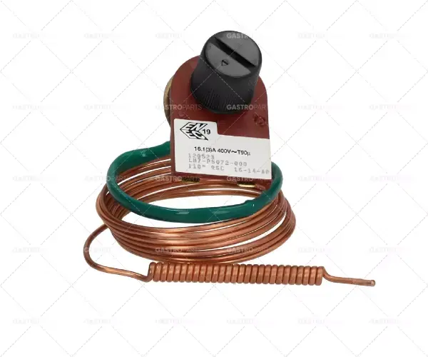 Omezená Nabídka Bezpečnostní termostat T.MAX. 110 ° C 1-pólový 16A 1R senzor o 6 mm sonda L 50 mm kapilární 1540 mm