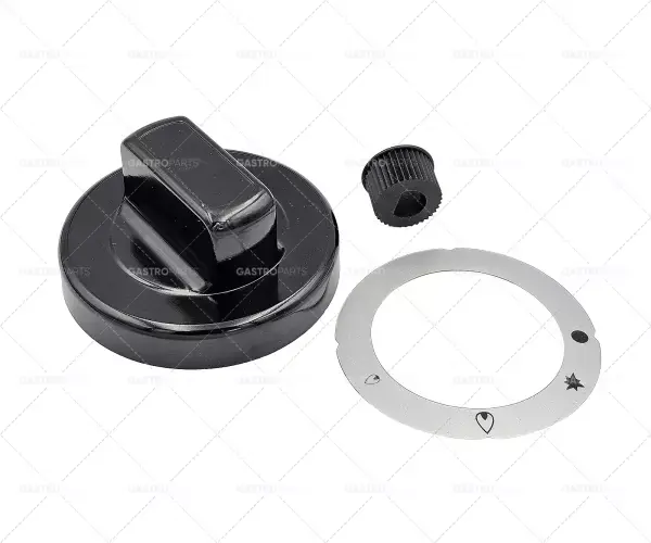 Cenový Hit plynový kohout Knebel s pilotním plamenem o 72 mm nápravy o 10x8mm ploché dno černá