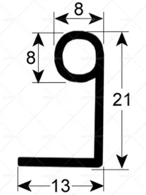 Novinka délka těsnění dveří 1230 mm