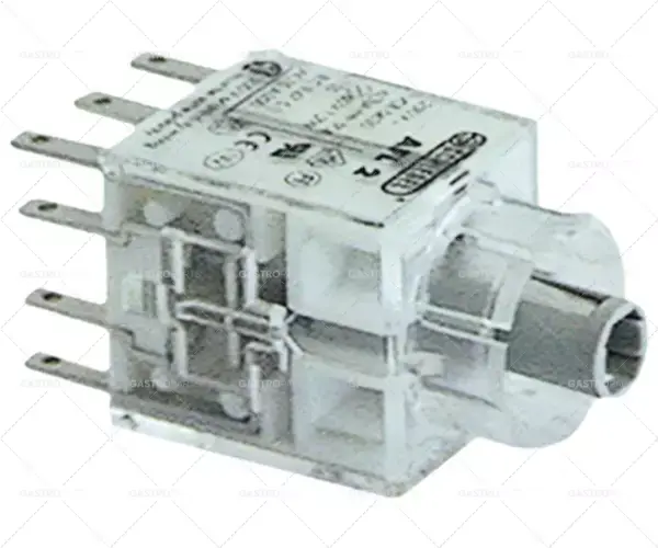 Rychlé Dodání blok kontaktů západkový 2NO/2NC připojení samec faston 2,8 mm osvětlený