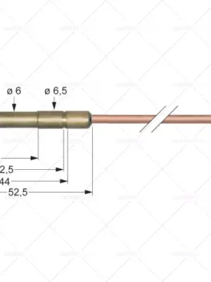 Nakupujte Hned termočlánek M8x1 L 850 mm zásuvka Ø6.0 (6,5) mm