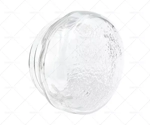 Expresní Doručení sklo lampy o 62 mm H 46 mm o 74 mm tvrzené sklo Temp.Best. 350 ° C