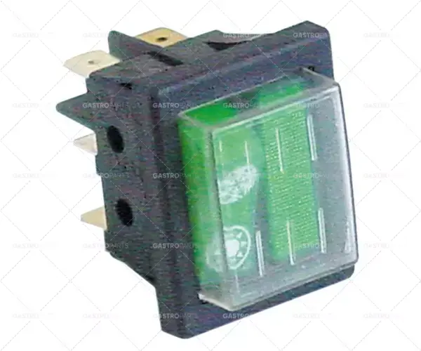 Pouze Dnes montážní rozměry kolébkového spínače 30x22mm zelená