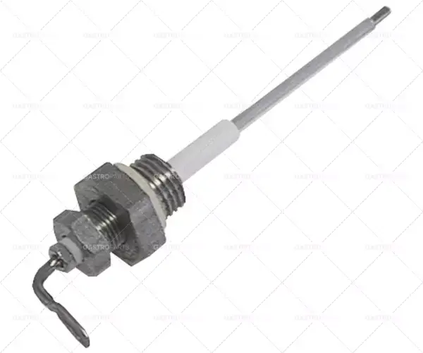 hladinová elektroda 1/4" celková délka 83mm sonda L 62mm délka izolované sondy 57mm Ověřený