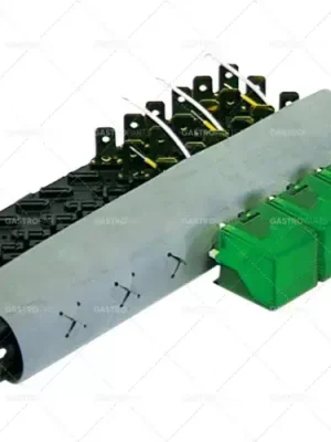 Časově Omezené spínač kombinovaný trojitý zelený 240V 16A připojení samec faston 6,3 mm