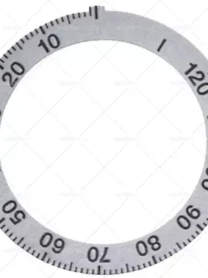 Aktuální Knebel symbol stříbrná doba 120min + osvědčeného AD o 59 mm ID o 45,5mm