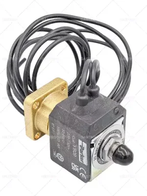 Horká Nabídka Elektromagnetický ventil 3-cestný 230 VAC tělo Vnější kužel DN 1,2 mm jack DIN -20 ° až 140 ° C PARKER