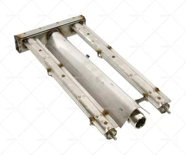 Akční Nabídka Pole-hořáky 2 řady L 400 mm B 205 mm H 45 mm Lavasteingrill