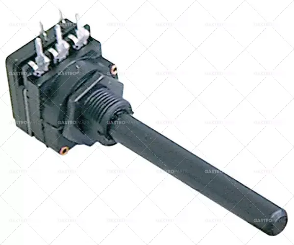 Akční Nabídka potenciometr 5KOhm otáčení 310° s přepínací hřídelí L 35mm hřídel ø 6mm
