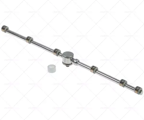 Levný oplachovací rameno L 485 mm montáž ø 14 mm trysky 6 montážních poz. spodní