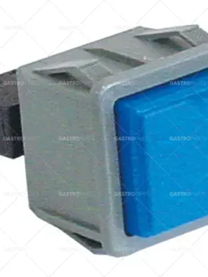 momentové tlačítko rozměr 28,5x28,5mm 250V 16A 1ks samec 6,3mm čtvercový modrý Nová Kolekce