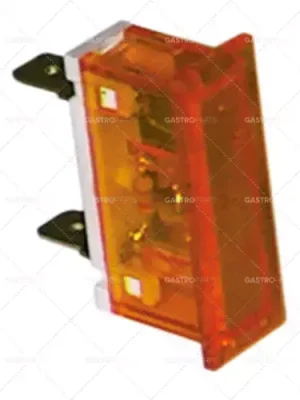 Kup Teď montážní rozměry kontrolky 34x10mm 230V 1W žlutá přípojka samec faston 6,3mm