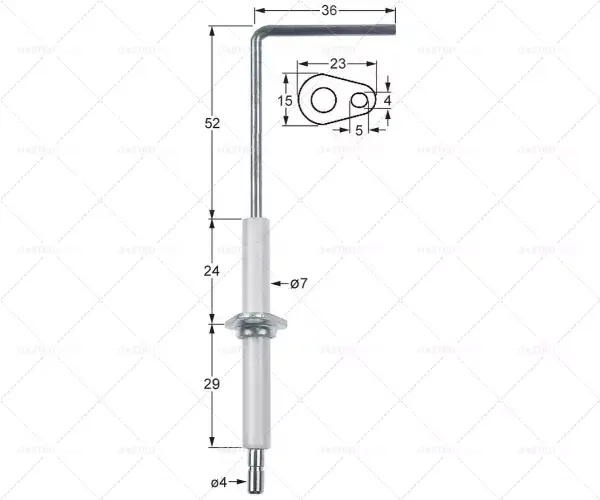 průměr zapalovací svíčky. 1 7 mm průměr připojení 6 mm Autentický