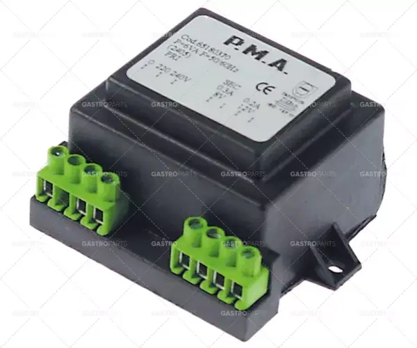 transformátor primární 220/240V sekundární 8/12V 6va sekundární 0,3/0,2A připojovací šroub 50/60Hz Akční Nabídka