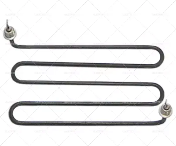 topné těleso 1100W 230V D 205mm Š 110mm připojení M4 trubka ø 6,3mm upevnění 2 otvory Novinka
