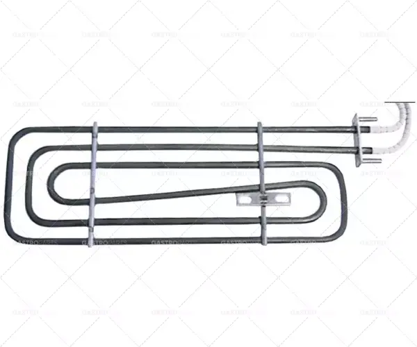 Levný topné těleso 1200W 230V topné okruhy 1 L 282mm Š 100mm trubka ø 6,3mm L1 14mm L2 266mm