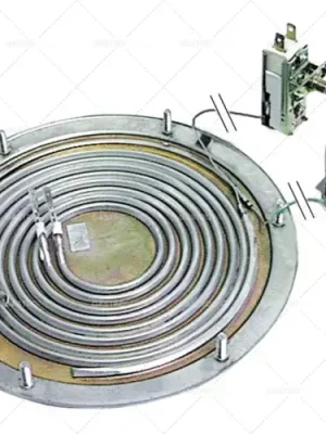 Finální Výprodej spodní ohřívač 1800W 230V topné okruhy 2 ø 196mm bezpečnostní termostat 250°C termostat 128°C