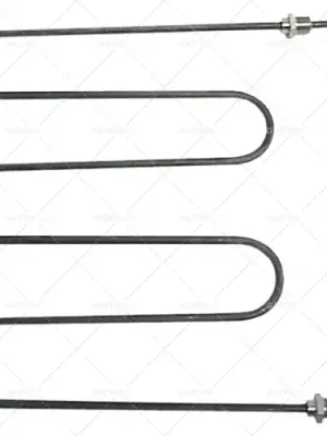 Nová Kolekce topné těleso 1650W 230V d 260mm š 250mm 2 otvory pro upevnění závit m14x1,5