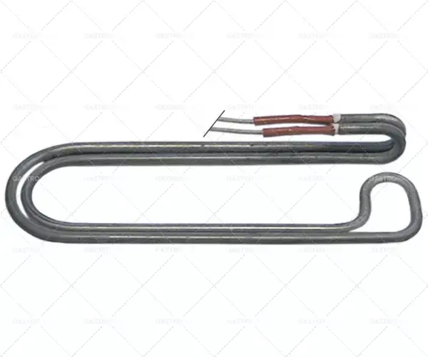 Super Cena topné těleso 660W 230V D 212mm Š 72mm V 35mm trubka ø 6,3mm L1 34mm L2 178mm Š1 58mm Š2 14mm