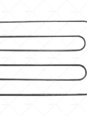 Víkendová Akce topné těleso 2400W 230V d 425mm š 260mm d1 25mm d2 400mm š1 90mm š2 30mm vzdálenost otvorů 60mm