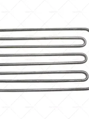 Autentický topné těleso 2500W 230V d 425mm š 220mm připojení m4 trubka ø 8,5mm upevnění 2 otvory