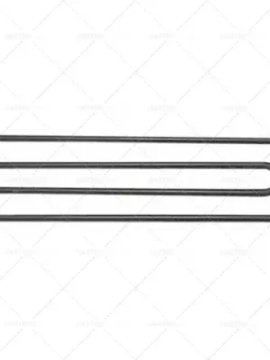 Zlevněný topné těleso 2000W 230V D 420mm Š 90mm V 8,5mm 2 otvory upevňovací závit M12x1 montážní vzdálenost 71mm