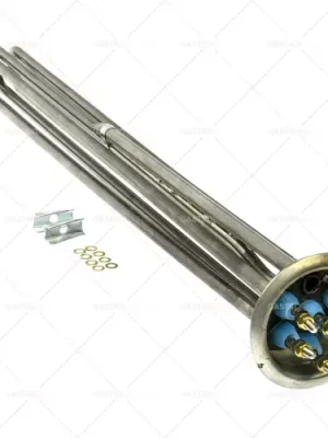 Aktuální topné těleso 15000W 230 HK 3 Instalace o 57,5 mm L 530 mm B 45 mm H 30 mm kulatá příruba spojení M4