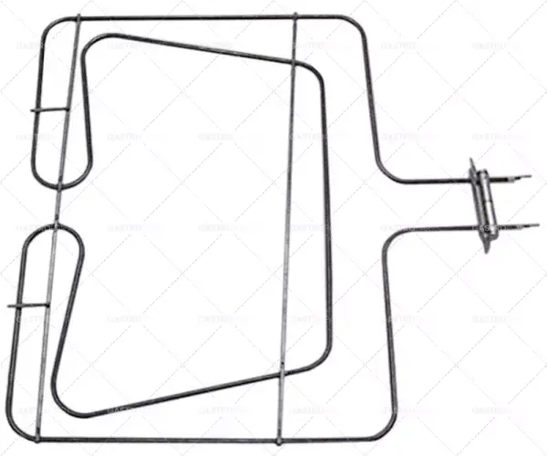 Časově Omezené topné těleso 1500W 400V topné okruhy 1 d 460mm š 484mm d1 107mm d2 360mm š1 211mm š2 62mm