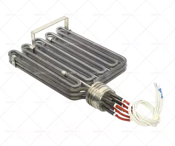Vysoce Kvalitní topné těleso 9000W 230V topné okruhy 3 montážní pozice vpravo D 290mm Š 202mm V 35mm