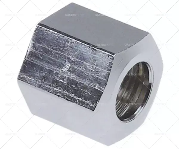 Cenová Bomba převlečná matice závit 3/8" d 21 mm otvor ø 12,5 mm chromovaná mosaz
