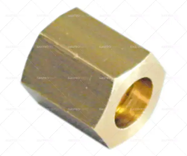Sleva Závit pro matice 3/8 "L 22mm otvor o 12 mm mosaz