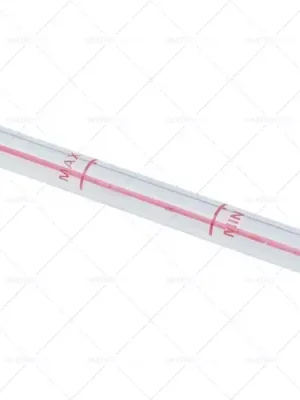 Oblíbený O úroveň trubka 11 mm H 140 mm ID o 8 mm značka Min / Max červená