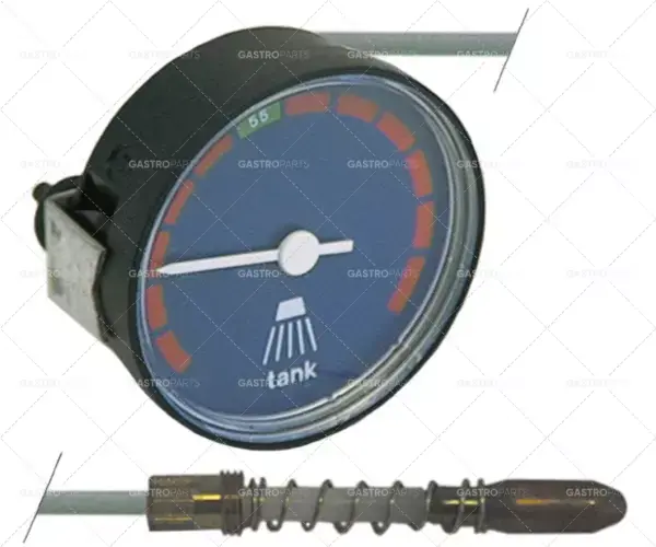 montáž teploměru ø 60 mm t.max. 55°C 0 až +55°C sonda ø 6mm sonda L 13mm Levný