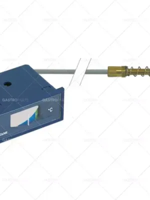 teploměr montážní rozměry 58x25,5mm 0 až +90°C kapilární trubka 2500mm sonda ø 8,4mm Cenová Bomba