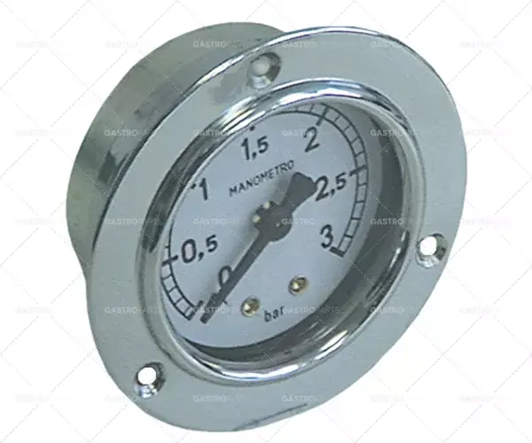 Manometr o 52 mm rozsah tlaku 0 až 3 bary zadní vstupní značení 0.7-1 závit 1/8 " Autentický