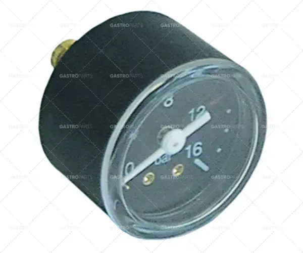 Oblíbený Manometr o 42 mm rozsah tlaku 0 až 16bar závit 1/8 "Značka vstupu 12 zpět