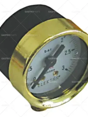 manometr ø 41mm tlakový rozsah 0 až 3bar připojení tlaková přípojka svislá Víkendová Akce