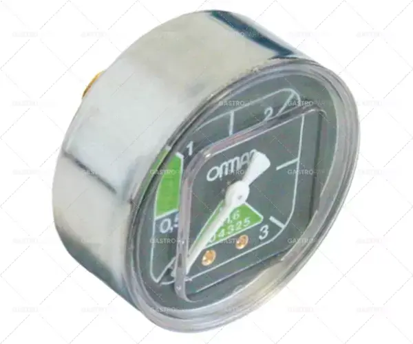 manometr 62 mm 0-3bar 1/4" Pouze Dnes